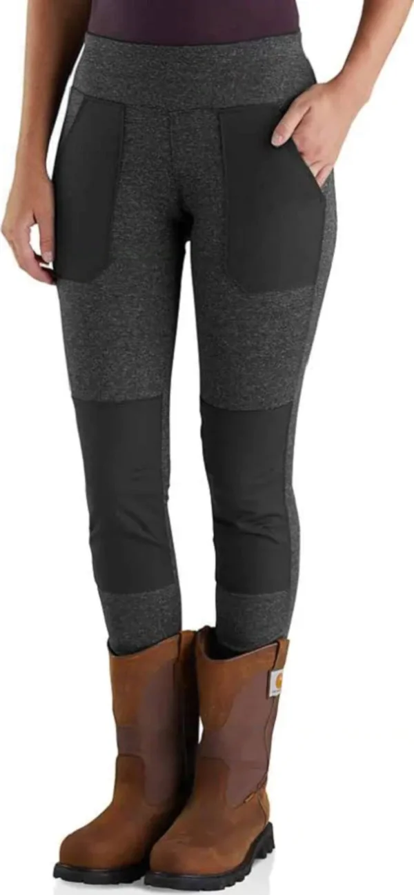 Carhartt Force Utility Legging - Women's Black Heather Small Regular
