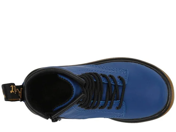 Infant Dr. Martens Brooklee Boot - Kids Unisex, Size: 7 M, Blue Romario Waxy Leather
