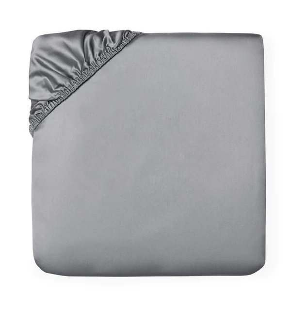 Sferra Giotto Bedding - Full Fitted Sheet - Slate