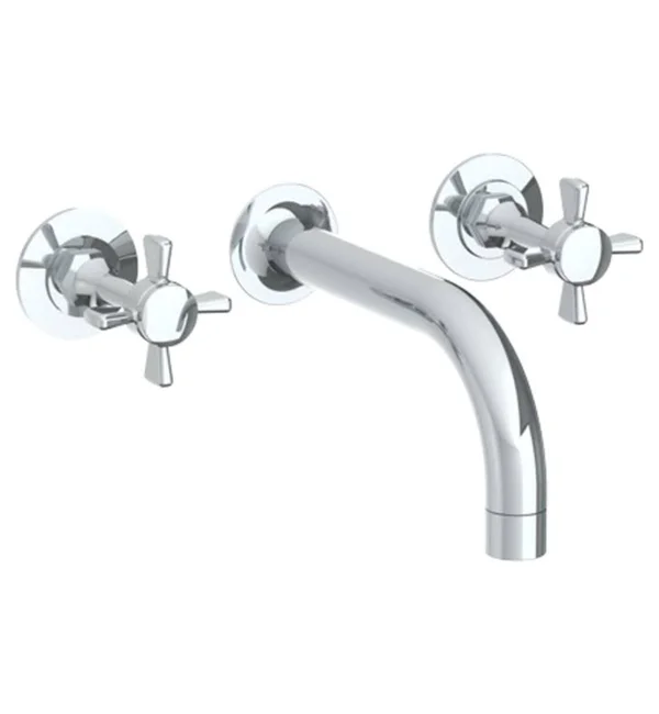 Watermark Haley 34-2.2-H4-PCO Two Handle Wall Lavatory - Polished Copper