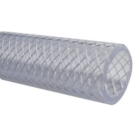 High-pressure Clear PVC Tubing for Food, Beverage and Dairy - Inner Diameter 5/8 inch - Outer Diameter 7/8 inch - 10 ft