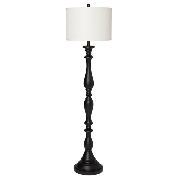 Abbyson Denver Floor Lamp in Espresso