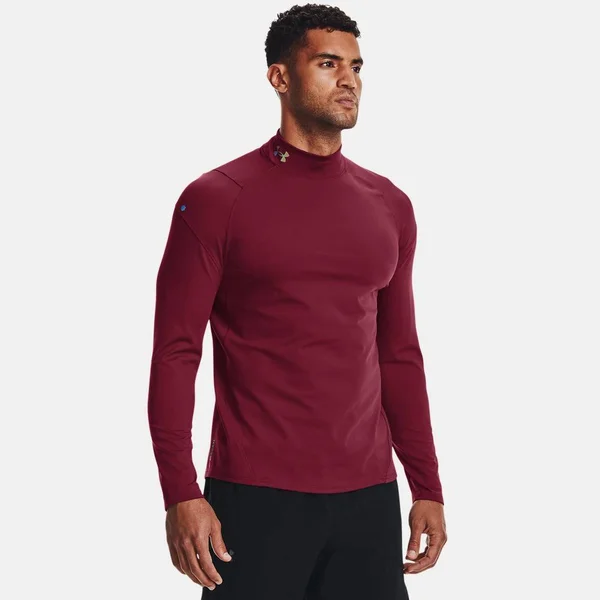 Under Armour Men's Rush ColdGear Mock - Red - LG