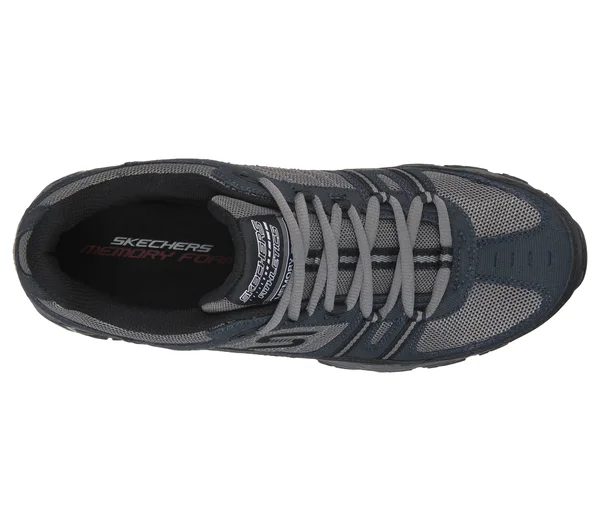 Skechers Men's After Burn Memory Fit Strike Off Sneaker - Navy/Gray