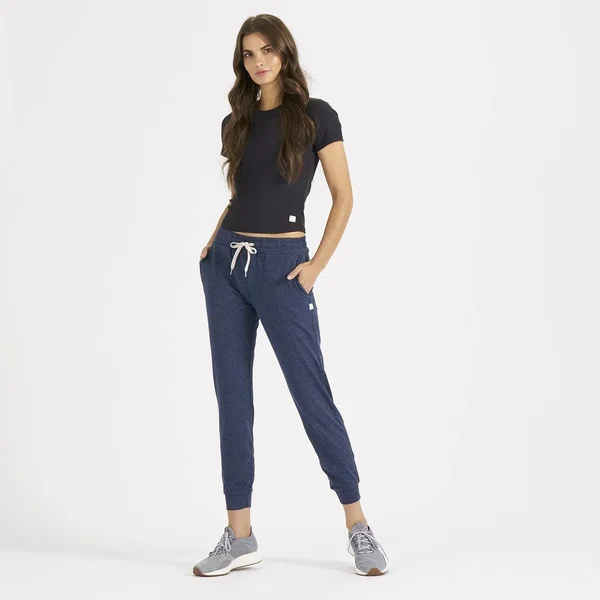 Performance Jogger Pants - Long by Vuori in Navy Heather - Size Large
