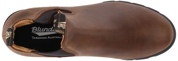 Blundstone Antique Brown Leather Pull On Boots - 7
