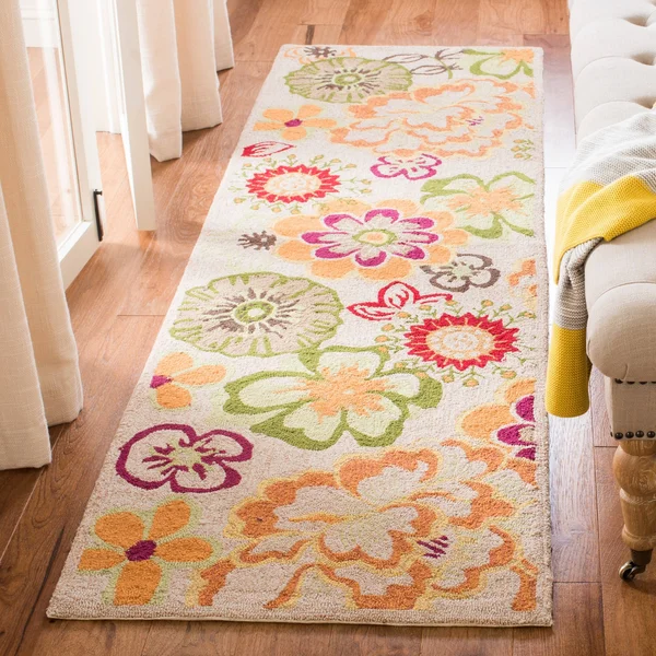 Safavieh Four Seasons FRS467F Ivory - Red 8& x 10& Area Rug