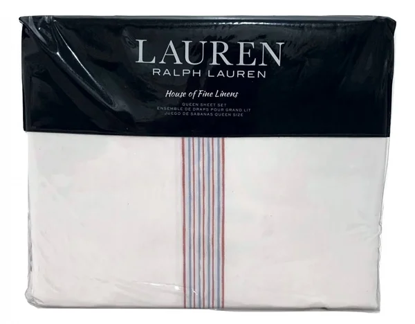 Lauren Ralph Lauren Marley Sheet Set - Cream Multi - Queen