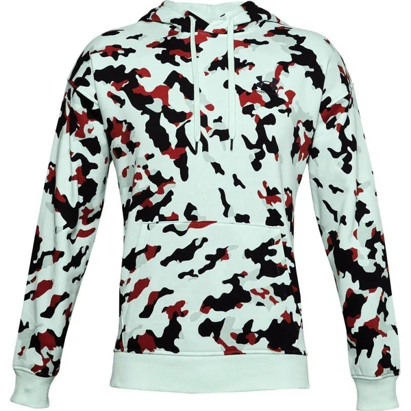 Under Armour Men's Rival Fleece Camo Hoodie - Blue - SM