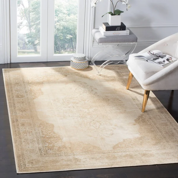Safavieh Vintage VTG122-3440 3&3x22 x 5&7x22 Creme Area Rug