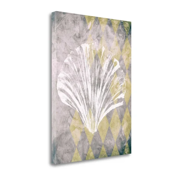 Vintage Harlequin Shell 2 by Alicia Soave Fine Art Giclee Print on