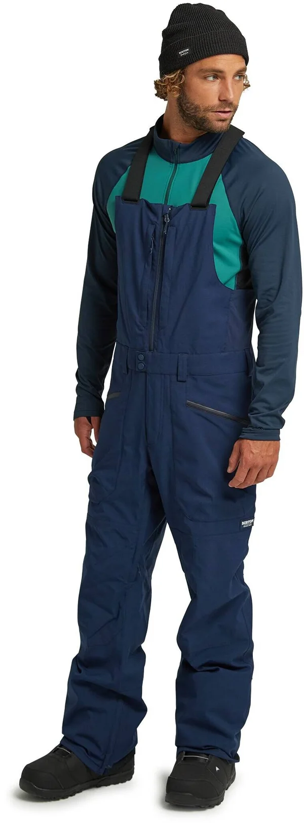 Burton Men's Reserve Bib Pant - Dress Blue, M