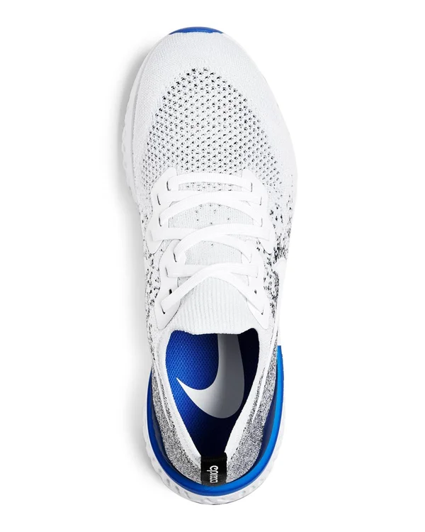 Nike Men's Epic React Flyknit 2 Running Shoes, Size: 7.5, White