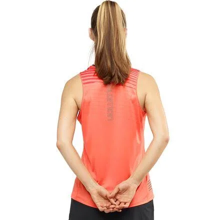 Salomon Sense Tank Top - Women's Camellia - M