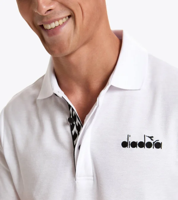 Diadora Polo Statement SS White