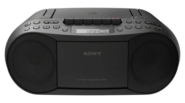 Portable Stereo Player CD Cassette MP3 Boombox Audio Am/fm Radio Player Black US