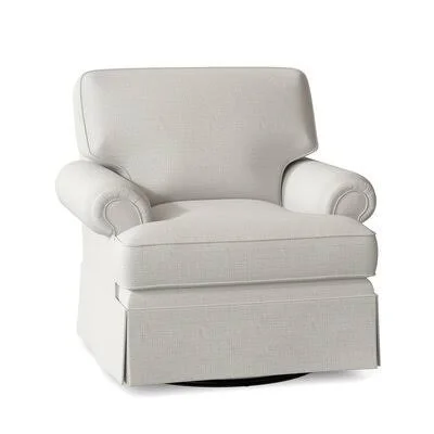 Makenna 38x22 Wide Swivel Armchair Three Posts Baby & Kids Body Fabric: Turbo Vani