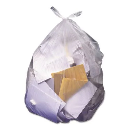 Heritage High-Density Waste Can Liners - 60 gal, 22 microns, 38 inch x 60 inch, Natural, 150/Carton - Herz7660wnr01, Size: One Si