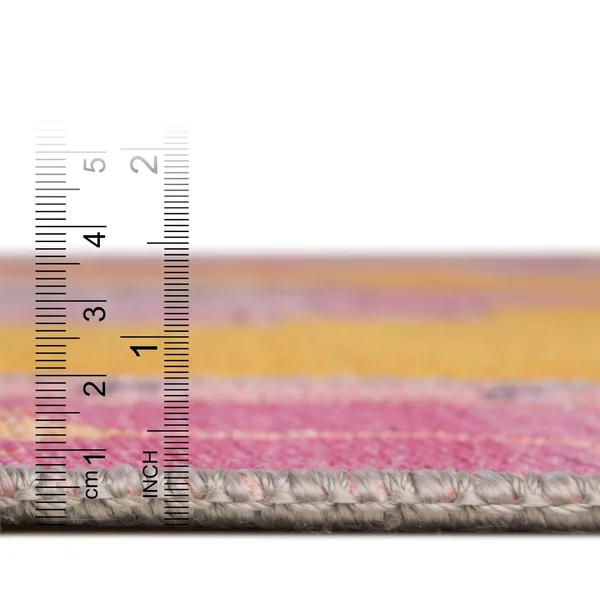 Timeless 8 ft Runner Yellow Area Rug