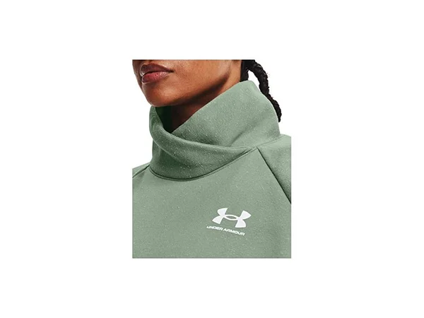 Under Armour Women's Rival Fleece Wrap Neck - Green - XXL
