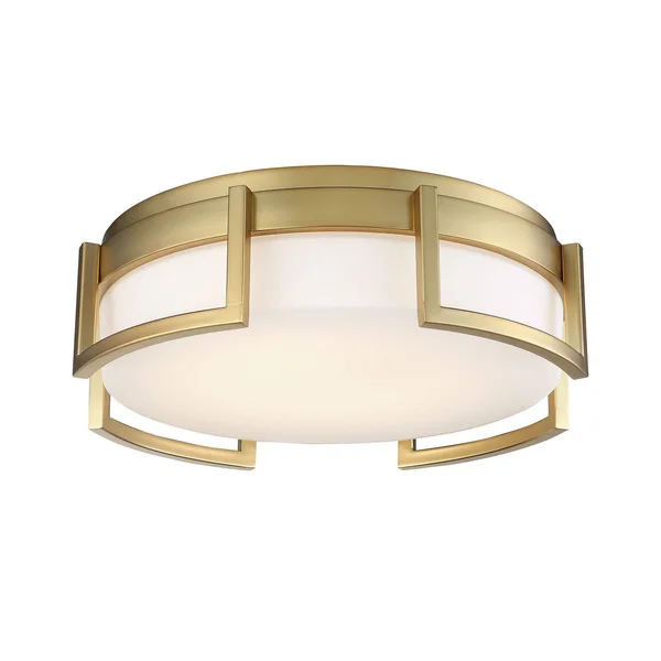 George Kovacs Bezel Set LED Flush Mount - Honey Gold - P953-1-248-L