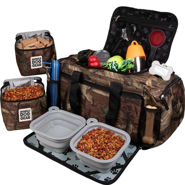 Mobile Dog Gear Ultimate Week Away All Size Dogs Duffle Bag for dog supplies - Camo