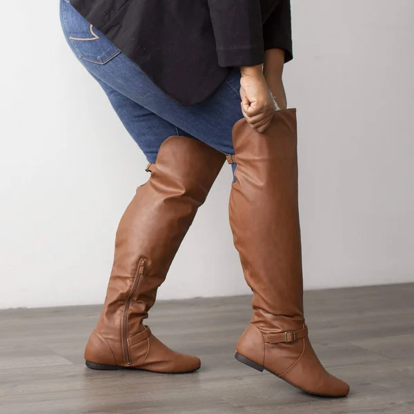 Journee Collection Women's Wide Calf Loft Boot - Black