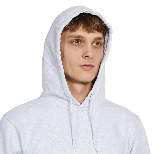 Colorful Standard Classic Organic Hoodie - Snow Melange - L - Men