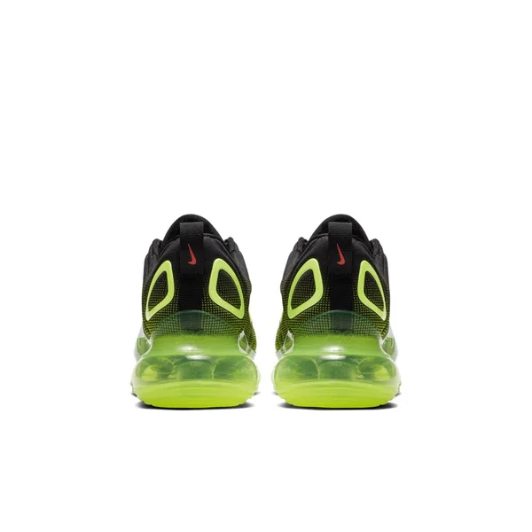Nike Air Max 720 Little/Big Kids& Shoes in Black/Volt - Size: 7Y, AQ3196-005