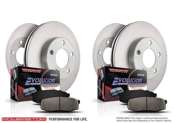 Powerstop 2005 Honda Accord Brake Disc and Pad Kit, KOE1047