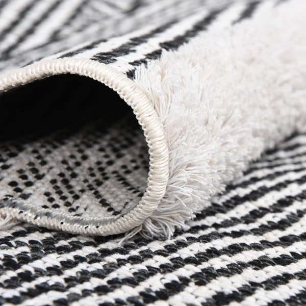 Sabrina Soto Casa Area Rug or Runner, Size: 9& 10 x 12& 0, Black