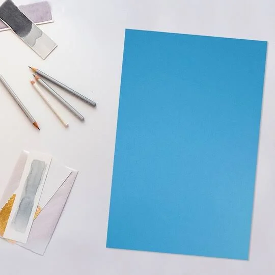 Jam Paper Bright Colored Tabloid Cardstock - 11 x 17, 65lb Blue, 50 Sheets/Pack, 11 x 17 inches