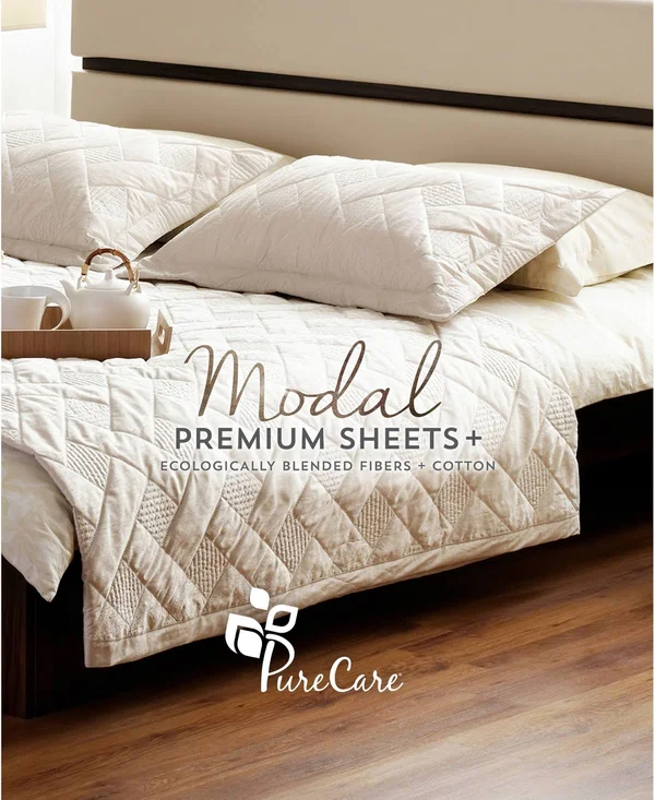 PureCare California King Elements Premium Modal Sheet Set - Ivory