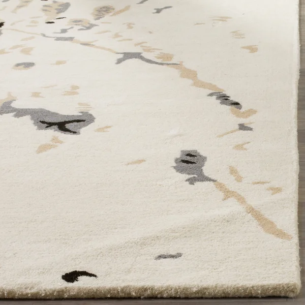 Safavieh Bella BEL117A 2&3x22 x 9&0x22 Runner Ivory, Grey Area Rug