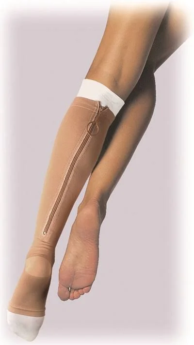 Jobst Ulcercare w/ Zipper Beige - X-Large, Left