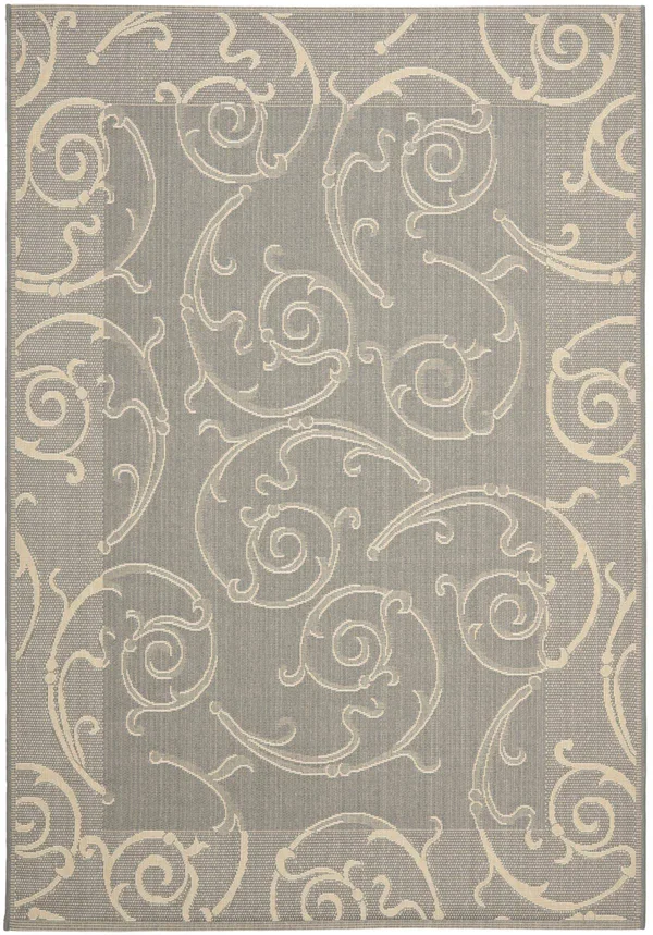 Safavieh Courtyard Grey - Natural Outdoor Area Rug - CY2665-3606 - 8& x 11&
