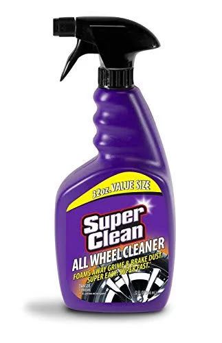 Superclean Foaming All Wheel Cleaner Safe for Wheels Rims Brake Dust Grime Eliminator 6 Pack 192 Ounces at MechanicSurplus.com
