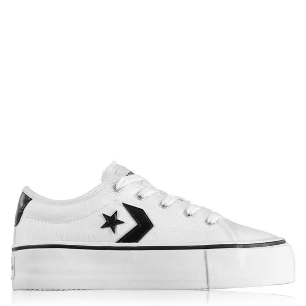 Converse Replay Ladies Sneaker - Size 5, White/Black