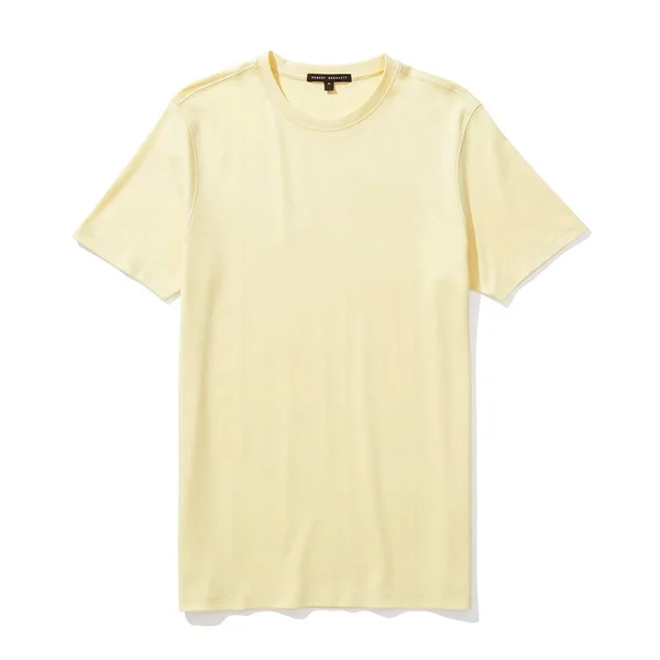 Georgia Crew Neck T-Shirt - M, Pale Yellow
