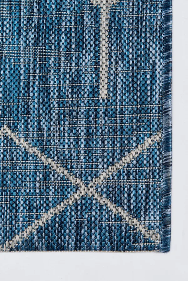 Novogratz Villa VI-08 Blue Area Rug, 3&11x22 x 5&7x22