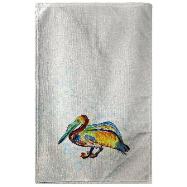Betsy Drake BT984A Gertrude Pelican Beach Towel - 30 x 50 in.