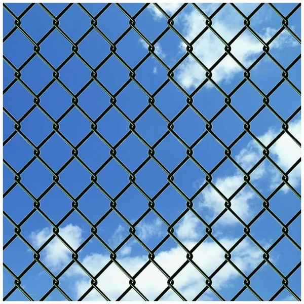 vidaXL Chain Link Fence Steel 2& 7x22x49& 2x22 Green