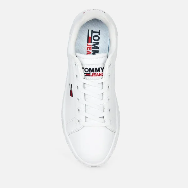Tommy Jeans Women's Cool Leather Low Top Trainers - White - UK 6.5