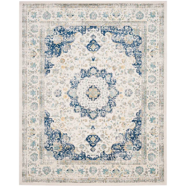 Safavieh Evoke EVK220D 2&2x22 x 9&0x22 Runner Grey, Ivory Area Rug