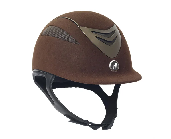 One K Defender Suede Helmet - L Long Oval, Brown Matte