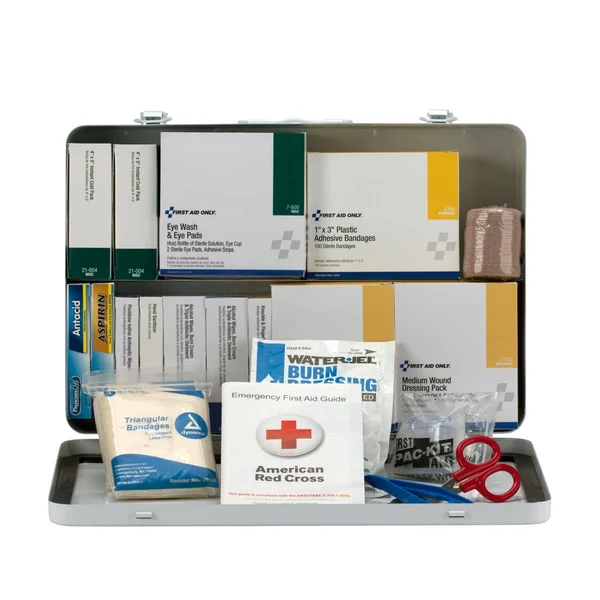 First Aid Only 90673 50 Person Vehicle ANSI A+ First Aid Kit - Metal Case