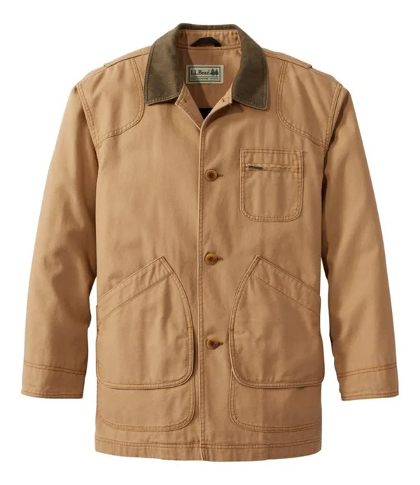 Men's Tall Original Field Coat with Primaloft Liner Brown Extra Large, L.L.Bean