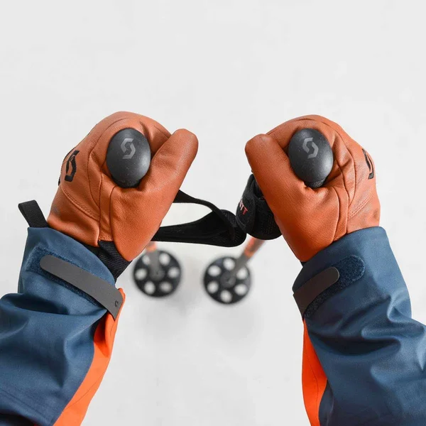 Scott Explorair Spring Glove Dark Grey - Burnt Orange S