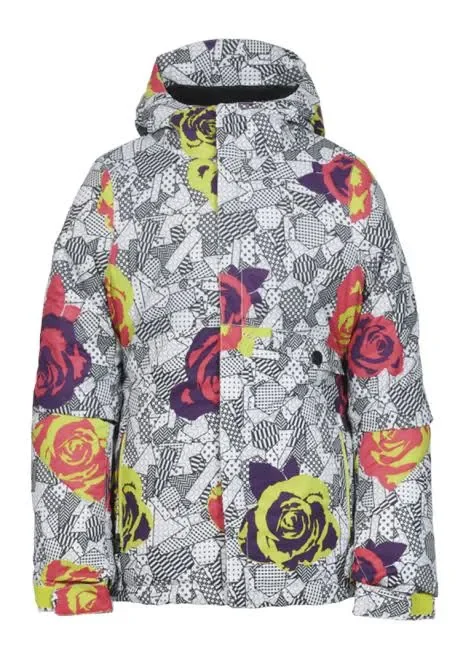 686 Girl's Wendy Insulated Jacket Violet Colorblock, XL