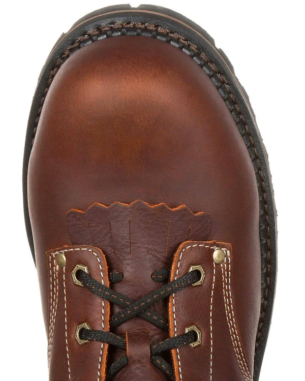 Men's Georgia Boot GB00235 Amp LT Logger Waterproof Work Boot, Size: 11, Brown